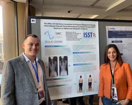 Scoliosis Management using Schroth Therapy booth